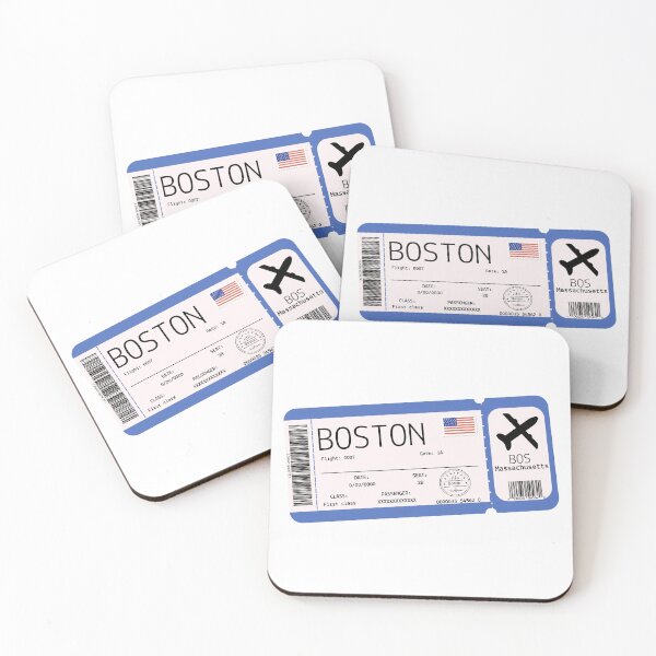 Item preview, Boarding pass Boston, Massachusetts designed and sold by StudioPandC.