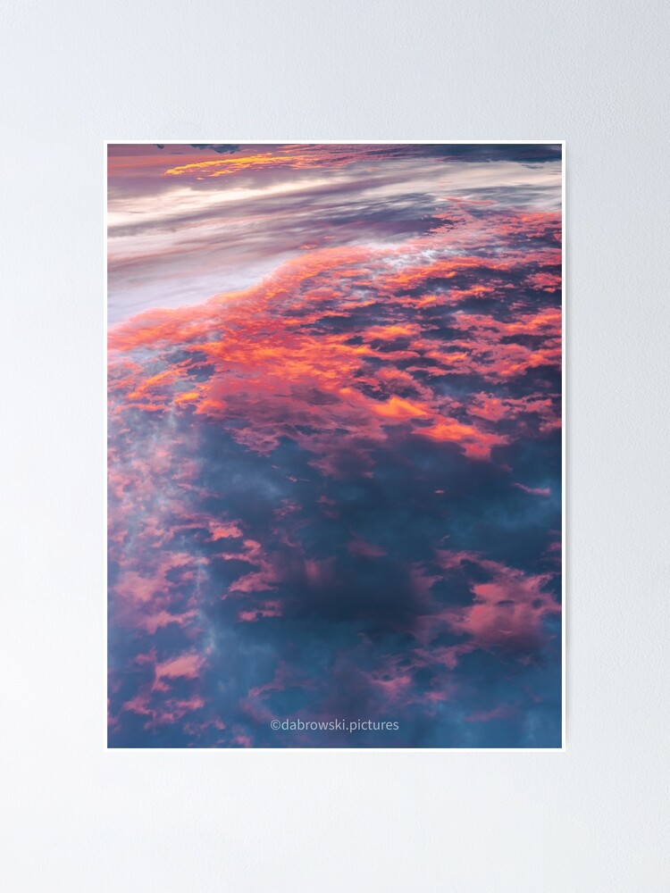 Thumbnail 1 of 3, Poster, Fire sky designed and sold by picdab-com.