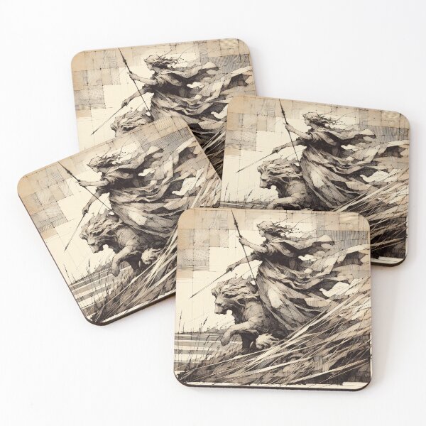 Item preview, Shattered Times: Warrior of Lines designed and sold by PictorialWhimsy.