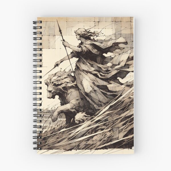 Item preview, Shattered Times: Warrior of Lines designed and sold by PictorialWhimsy.