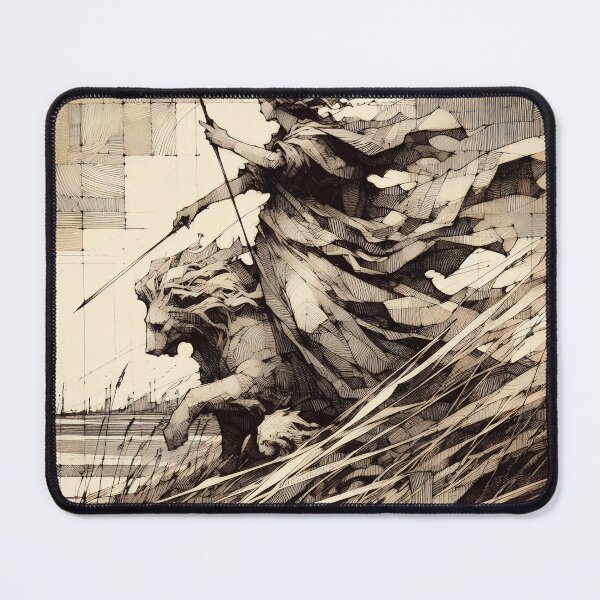 Item preview, Shattered Times: Warrior of Lines designed and sold by PictorialWhimsy.
