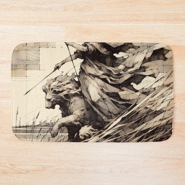 Item preview, Shattered Times: Warrior of Lines designed and sold by PictorialWhimsy.