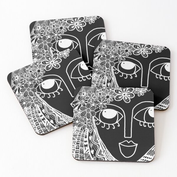 Item preview, Monochrome Girl designed and sold by Natasha Willmett.