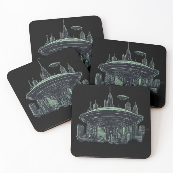 Item preview, Retro Alien Invasion designed and sold by pedrogag.