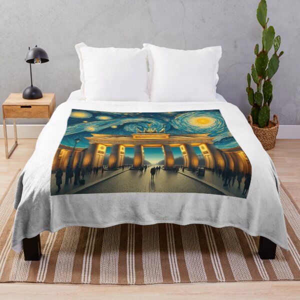 Item preview, Berlin, Germany, design in the style of Vincent van Gogh Starry Night designed and sold by CreativeSparkzz.