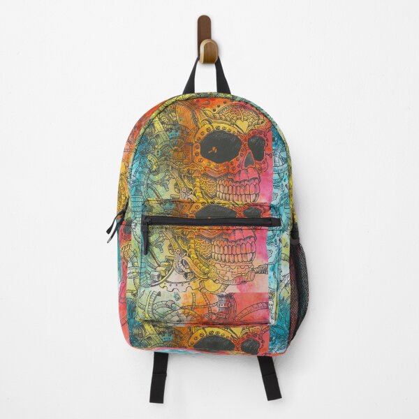 Item preview, Metallic Psychedelic Skull Design designed and sold by jimmy5x5.