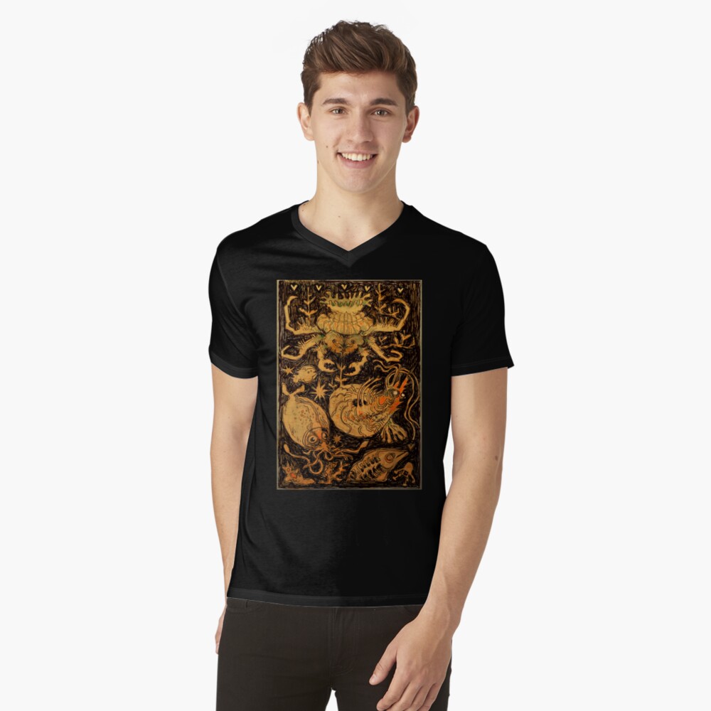 Item preview, V-Neck T-Shirt designed and sold by jomajaba.