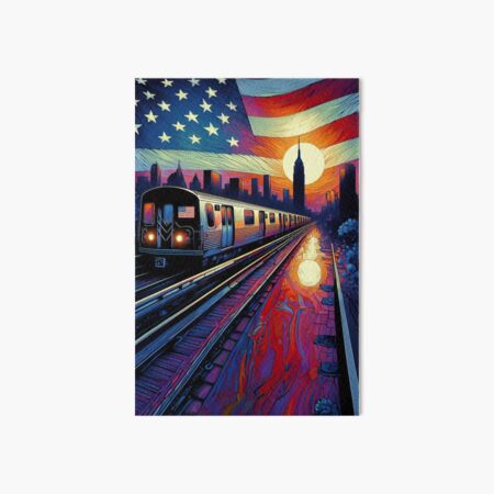 Artikel-Vorschau von New Yorker U-Bahn NYC U-Bahn-Zug, designt und verkauft von MayaDelaye.