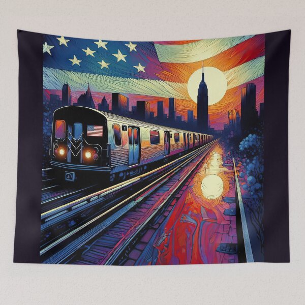 Item preview, New York Subway NYC Subway Train designed and sold by MayaDelaye.