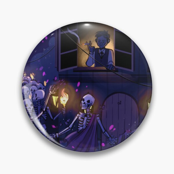 Item preview, Carnival of skeletons Illustration designed and sold by likiphe.