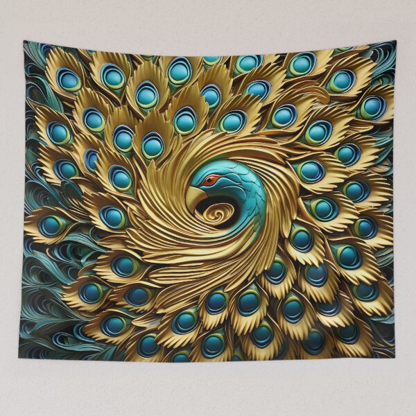 Item preview, Remolino de pavo real designed and sold by Pixel-Lair.