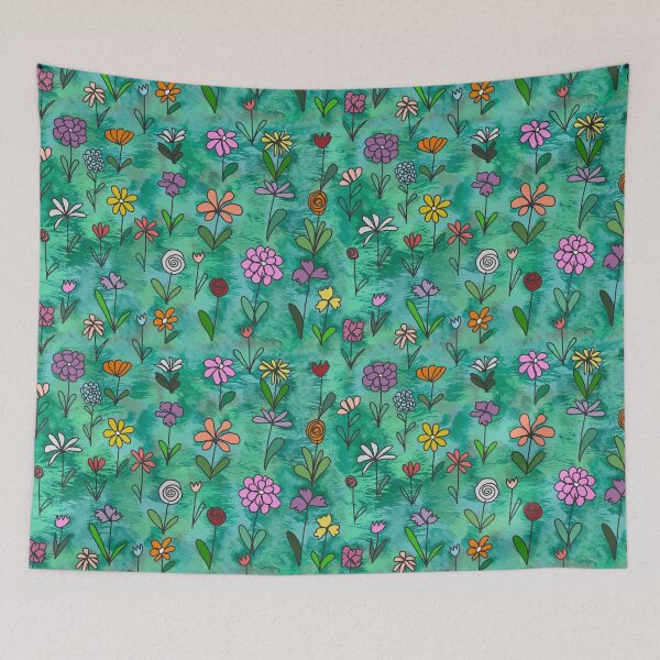 Item preview, Flower Doodle designed and sold by RepeatCandy.