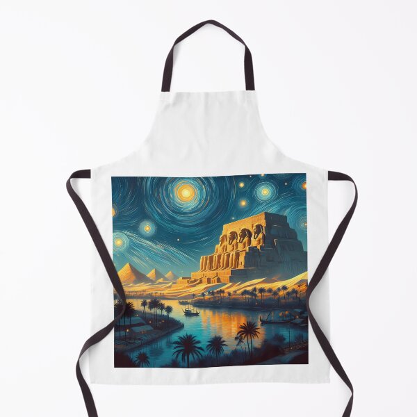 Item preview, Egypt, design in the style of Vincent van Gogh Starry Night designed and sold by CreativeSparkzz.