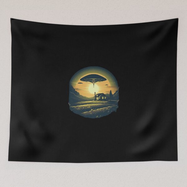 Item preview, Retro Alien Abduction designed and sold by pedrogag.
