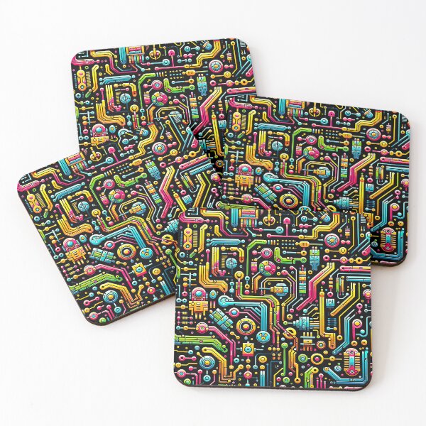 Item preview, Neon Circuitry Nexus designed and sold by Gold Turtle  Lina.
