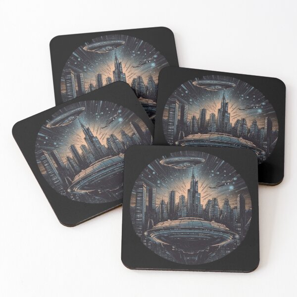 Item preview, Retro Alien Invasion designed and sold by pedrogag.