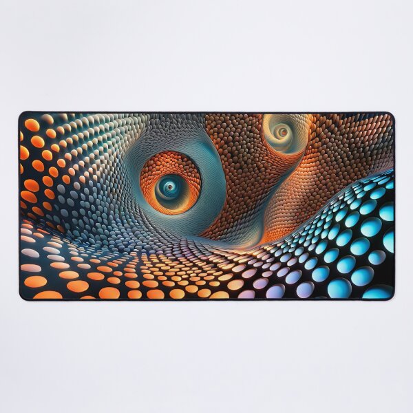 Item preview, Orange and Blue Optical Illusion designed and sold by Bright-Moonrise.