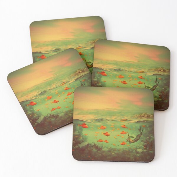 Item preview, Mermaid Under the Sea Print designed and sold by Paula B.