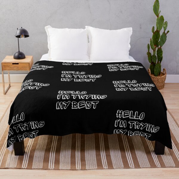 Item preview, Hello I'm trying my best | Funny Motivational quotes designed and sold by PurpleWay.