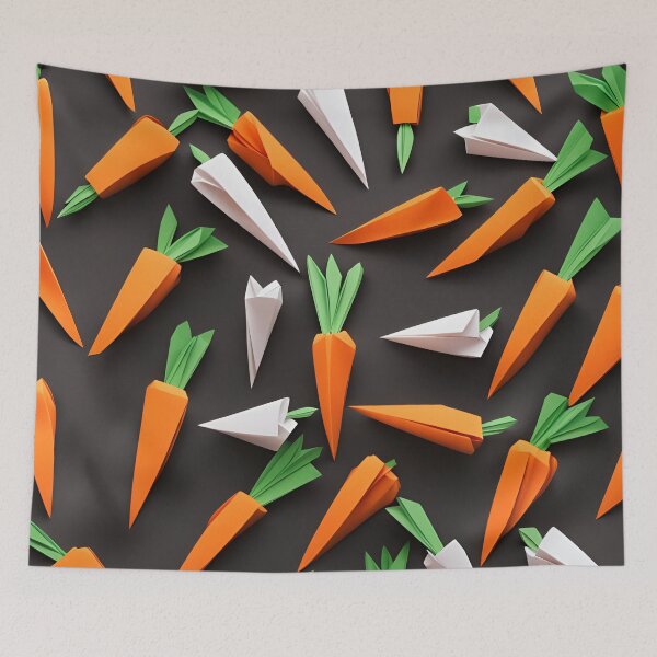 Item preview, Origami Art - Pint-sized Perfection: Petite Delights of Baby Carrots designed and sold by ArtfulFolds.
