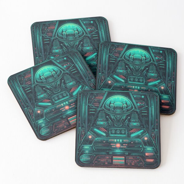 Item preview, Retro Alien Control Panel designed and sold by pedrogag.