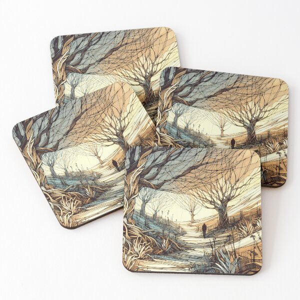 Item preview, Whispering Trees at Dusk Artwork designed and sold by PictorialWhimsy.