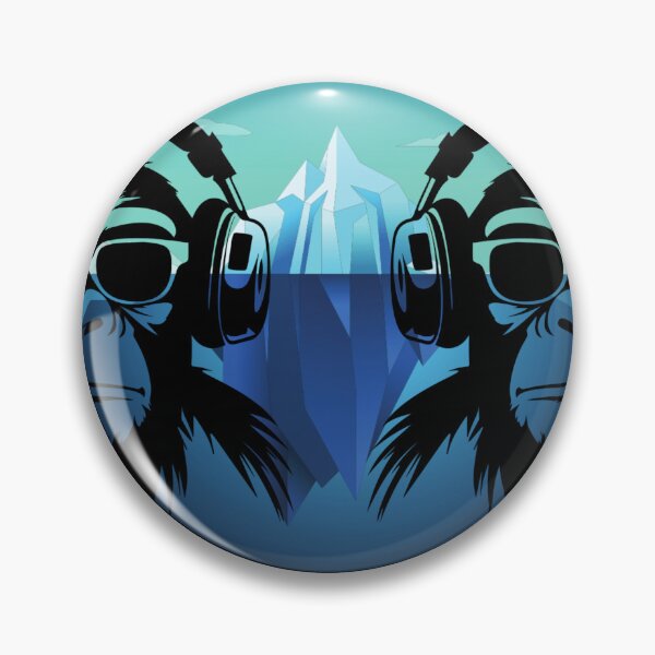 Item preview, Cool Blue Chimp design designed and sold by StoneybrokeM.