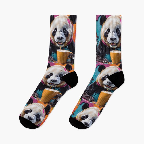 Item preview, Cute Panda Loves A Cappuccino designed and sold by TheArtOfPat.