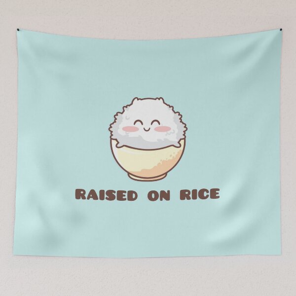 Item preview, Raised on Rice kawaii designed and sold by MoodyLuna.