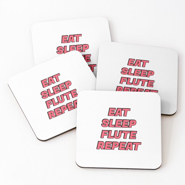 Item preview, Eat Sleep Flute Repeat flutist, flautist musician humor designed and sold by Inspirationmotivation.