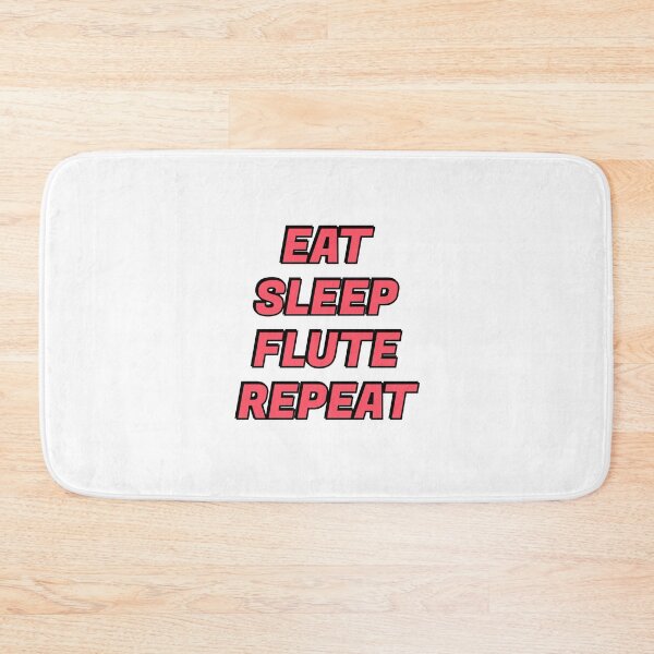 Item preview, Eat Sleep Flute Repeat flutist, flautist musician humor designed and sold by Inspirationmotivation.