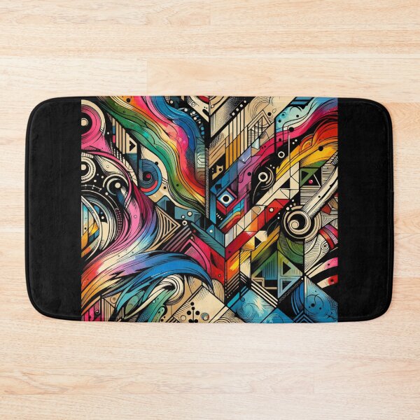Item preview, Colored shapes colorful patterns designed and sold by ocorvo.