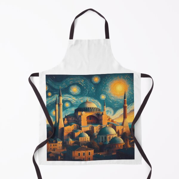 Item preview, Istanbul, Türkiye, design in the style of Vincent van Gogh Starry Night designed and sold by CreativeSparkzz.