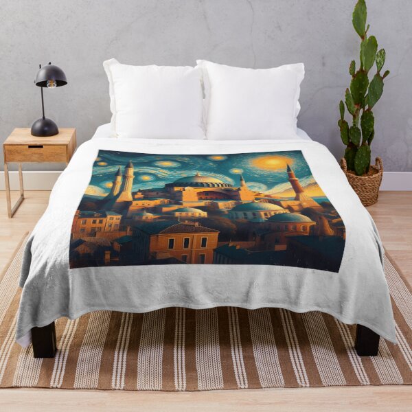 Item preview, Istanbul, Türkiye, design in the style of Vincent van Gogh Starry Night designed and sold by CreativeSparkzz.