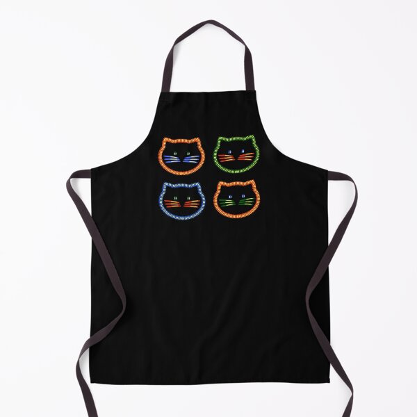 Item preview, Great embroidered geometric kitty designed and sold by kebello-shop.