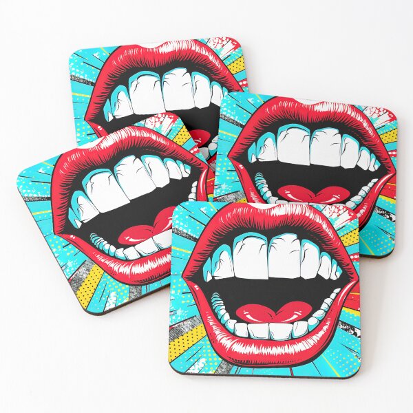 Item preview, Dadaist Lip Lock Explosion designed and sold by Retro Type.