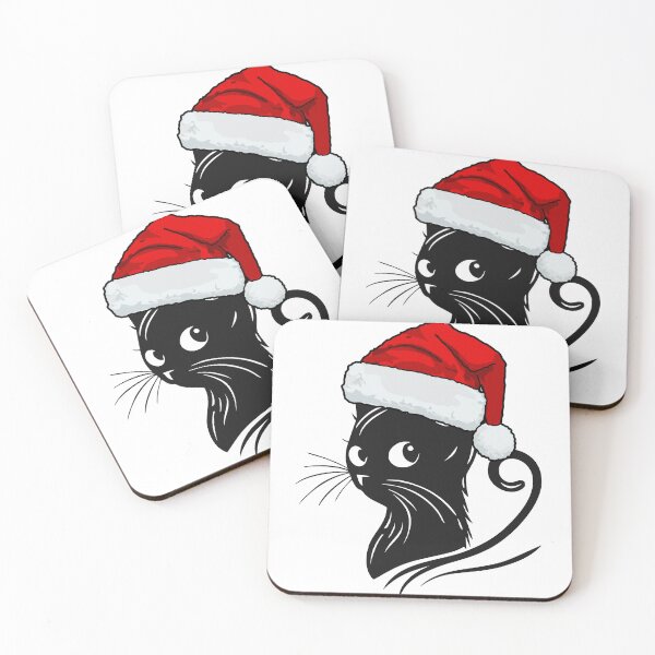 Item preview, gato de navidad designed and sold by Natrix Art Design.