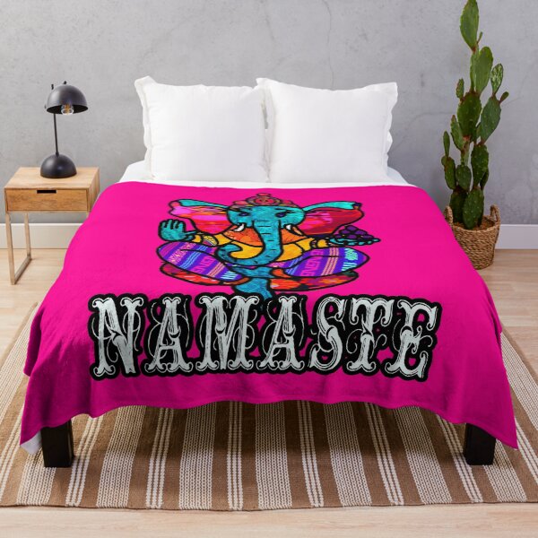 Item preview, Namaste Yoga Elephant designed and sold by artbyomega.