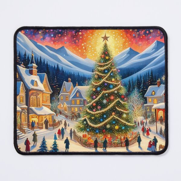 Item preview, Magic Of Christmas - Enchanted Beautiful Christmas House in The Winter - Country House - Joyful Christmas - Christmas Village, Christmas Tree, Christmas Decoration designed and sold by MyArt23.