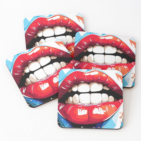 Item preview, Warhol-esque Kiss-Off designed and sold by Retro Type.