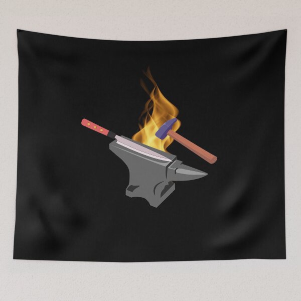 Item preview, Knife Making Blacksmith designed and sold by JuniperusArt.