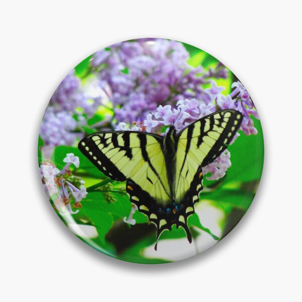 Item preview, Canadian Tiger Swallowtail Butterfly on Lilac Bush designed and sold by BuddingTree.