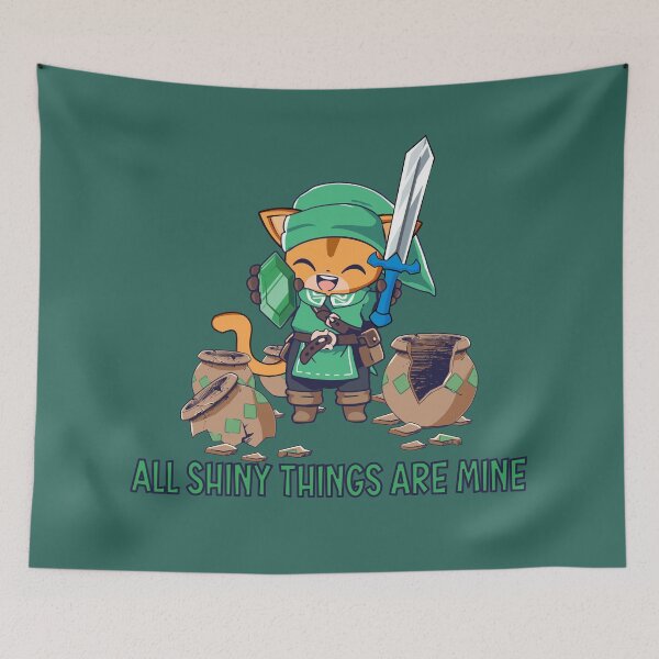 Item preview, Cute orange cat adventurer All shiny things are mine designed and sold by myanko.