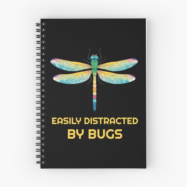 Item preview, Easily distracted by bugs - dragonfly designed and sold by twisted-dot.