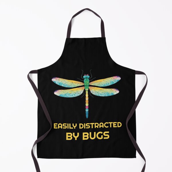 Item preview, Easily distracted by bugs - dragonfly designed and sold by twisted-dot.