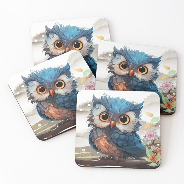 Item preview, Cutie Owl #6 designed and sold by DesignVistaHub.