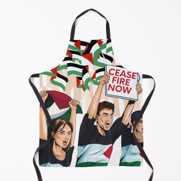 Item preview, FREE PALESTINE FROM GENOCIDE CEASE FIRE NOW designed and sold by gilles01.