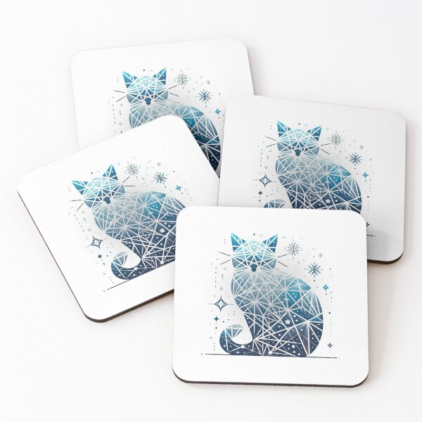 Item preview,  Geometric Cat designed and sold by MusesWhispers.
