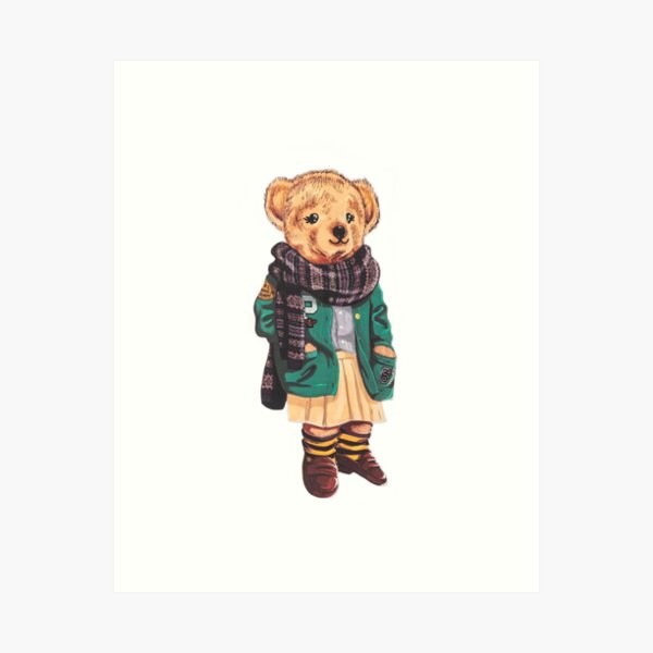 polo bear print