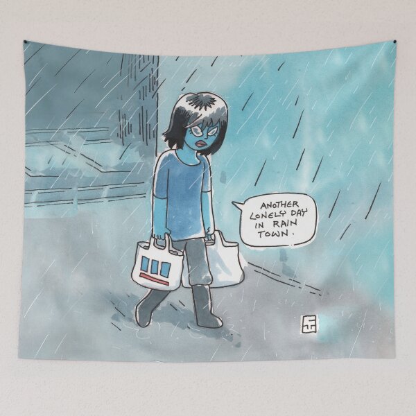 Item preview, Another Lonely Day in Raintown designed and sold by Chuck Whelon.